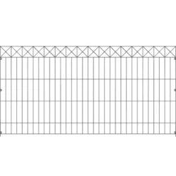 Alberts Metallzaun Zaunfeld Nexus Anthrazit 75 Cm X 200 Cm