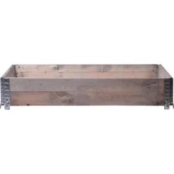Dobar Pflanzbeet-Umrandung Holz Grau 120 X 80 X 20 Cm -Günstiges Heissner Geschäft 2433878 3856 3