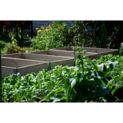 Dobar Pflanzbeet-Umrandung Holz Grau 120 X 80 X 20 Cm -Günstiges Heissner Geschäft 2433878 3856 5