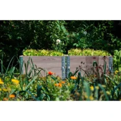 Dobar Pflanzbeet-Umrandung Holz Grau 120 X 80 X 20 Cm -Günstiges Heissner Geschäft 2433878 3856 6