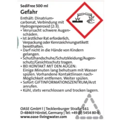 Oase AquaActiv Schlammentferner SediFree 500 Ml 6 Oase AquaActiv Schlammentferner SediFree 500 Ml -Günstiges Heissner Geschäft 2439 gefahrstoffetikett 1 1