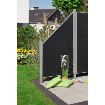 Zaun Zubehör Pfosten Weave/Stone Silber 150 Cm 5 Zaun Zubehör Pfosten Weave/Stone Silber 150 Cm – Bild 3