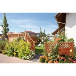 Zaun Zubehör Pfosten Braun Diamantkopf 9 Cm X 9 Cm X 100 Cm FSC® -Günstiges Heissner Geschäft 257551 picture 2