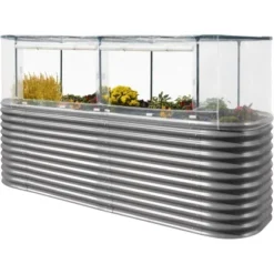 Vitavia Abdeckung Hochbeet Basic 858 Plus Erweiterung 95 Cm X 78 Cm X 238 Cm
