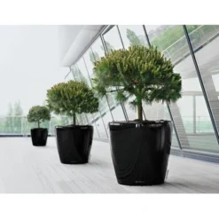 Lechuza Pflanzgefäß Classico Premium Ø 60 Cm X 56 Cm Schwarz Hochglanz -Günstiges Heissner Geschäft 261152 4186 3