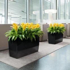 Lechuza Pflanzgefäß Cararo Premium 75 Cm X 30 Cm Schwarz Hochglanz -Günstiges Heissner Geschäft 261715 4186 3