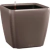 Lechuza Pflanzgefäß Quadro Premium LS 22 Cm X 22 Cm X 21 Cm Espresso Metallic -Günstiges Heissner Geschäft 261785 4186 1