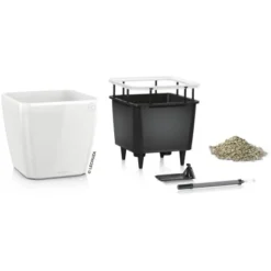 Lechuza Pflanzgefäß Quadro Premium LS 50 Cm X 50 Cm X 47 CmWeiß Hochglanz 6 Lechuza Pflanzgefäß Quadro Premium LS 50 Cm X 50 Cm X 47 CmWeiß Hochglanz -Günstiges Heissner Geschäft 261937 4186 2