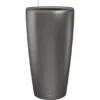 Lechuza Pflanzgefäß Rondo Premium Ø 40 Cm X 75 Cm Anthrazit Metallic