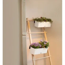 Lechuza Pflanzgefäß Cube Color Triple 40 Cm X 14 Cm X 14 Cm Weiß -Günstiges Heissner Geschäft 262620 4186 5