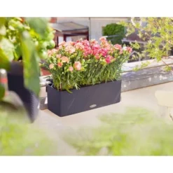 Lechuza Pflanzgefäß Cube Color Triple 40 Cm X 14 Cm X 14 Cm Schiefergrau -Günstiges Heissner Geschäft 262642 4186 3