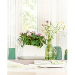 Lechuza Pflanzgefäß Yula Pflanztasche 38 Cm X 17 Cm X 33 Cm Weiß-Grau -Günstiges Heissner Geschäft 262795 4186 3