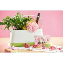 Lechuza Pflanzgefäß Yula Pflanztasche 38 Cm X 17 Cm X 33 Cm Weiß-Grün -Günstiges Heissner Geschäft 262798 4186 3