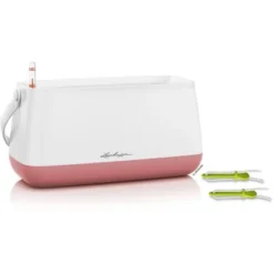 Lechuza Pflanzgefäß Yula Pflanztasche 38 Cm X 17 Cm X 33 Cm Weiß-Pearl Rose -Günstiges Heissner Geschäft 262799 4186 2