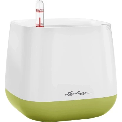 Lechuza Pflanzgefäß Yula 17 Cm X 17 Cm X 15 Cm Weiß-Grün 3 Lechuza Pflanzgefäß Yula 17 Cm X 17 Cm X 15 Cm Weiß-Grün