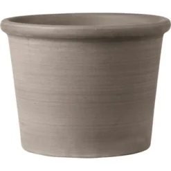 Deroma Pflanztopf Zylinder Primitivo Ø 28 Cm Graphit