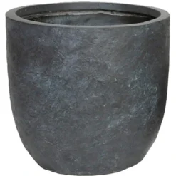 M Collections Pflanztopf Arizona Egg Pot Ø 32 Cm X 31 Cm Graphite