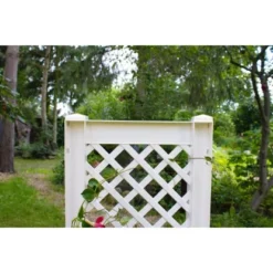 KHW Pflanzkasten Klein Mit Spalier Weiß -Günstiges Heissner Geschäft 2749075 4164 9