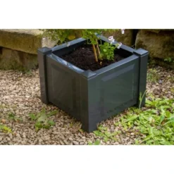 KHW Pflanzkasten Quadratisch Anthrazit -Günstiges Heissner Geschäft 2749166 4164 5