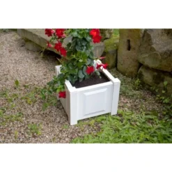 KHW Pflanzkasten Quadratisch Weiß -Günstiges Heissner Geschäft 2749182 4164 9