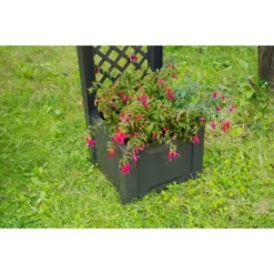 KHW Pflanzkasten Klein Mit Spalier Anthrazit -Günstiges Heissner Geschäft 2749265 4164 4