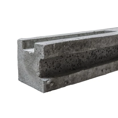 Betonzaun-Eckpfosten Doppelseitig 80 Cm 4 Betonzaun-Eckpfosten Doppelseitig 80 Cm – Bild 2