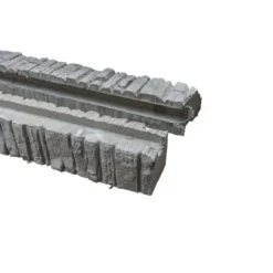 Betonzaun-Anfangspfosten "Nostalgie" 245 Cm