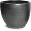 M Collections Pflanztopf Glasiert Egg Pot Ø 48 Cm X 41 Cm Schwarz -Günstiges Heissner Geschäft 2781268 4635 S 01