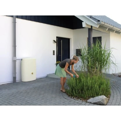 4rain Regenwasser-Wandtank Terra 275 L Sandbeige 4 4rain Regenwasser-Wandtank Terra 275 L Sandbeige – Bild 2