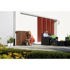 Garantia Regenwasser-Wandtank Woody 350 L Darkwood -Günstiges Heissner Geschäft 2867729 picture 3