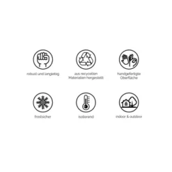 Ecopots Pflanztopf Amsterdam Mit Rollen Ø 60 Cm Grau -Günstiges Heissner Geschäft 3123668 11012100 6