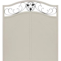 Andrewex Sichtschutzzaun Elegant Lackiert 180/195 Cm X 180 Cm Latte FSC®