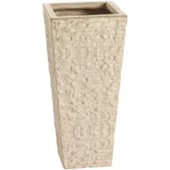 Pflanztopf Bernay 38 Cm X 17 Cm X 17 Cm Beige