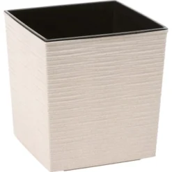 Pflanztopf Juka Eco Dluto 25 Cm X 25 Cm X 26 Cm Weiß