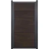 GroJaViento Zaunelement Walnuss Co-extrudiert 90x180 Cm Rahmen: Anthrazit DB703 -Günstiges Heissner Geschäft 353065 2027 1