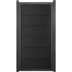 GroJaViento Zaunelement Anthrazitgrau 90x180 Cm Rahmen: Anthrazit