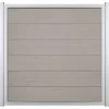 GroJaViento Zaunelement Bi-Color Sand 180 X 180 Cm Rahmen: Silber -Günstiges Heissner Geschäft 353121 210717241100400