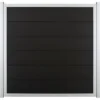 GroJaViento Zaunelement Anthrazitgrau 180 X 180 Cm Rahmen: Silber -Günstiges Heissner Geschäft 353157 210717241100600