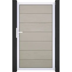 GroJaSolid Grande Tor Bi-Color Sand 100x180 Cm Rahmen