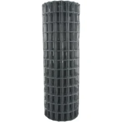 H&S H+S Villagon 20 Rollenzaun Grau Höhe 1 M Länge 25 M