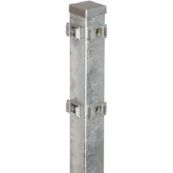 Eckpfosten Für Doppelstabmattenzaun Verzinkt 160 Cm