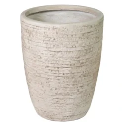 M Collections Pflanztopf Egg Pot Hoch Ø 36 Cm X 46 Cm Desert