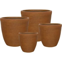 Pflanztopf Scribe Ø 43,5 Cm Rostbraun