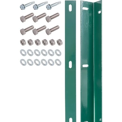 Befestigungsleiste Für Doppelstab-Gittermatten 120 Cm Grün 3 Befestigungsleiste Für Doppelstab-Gittermatten 120 Cm Grün