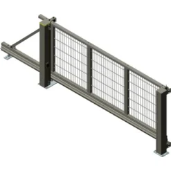 Alberts Schiebetor Mosaik DSM 300 Cm X 160 Cm Links Anthrazit