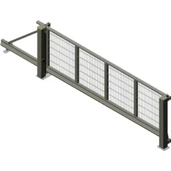 Alberts Schiebetor Mosaik DSM 400 Cm X 160 Cm Links Anthrazit