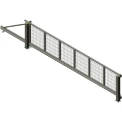 Alberts Schiebetor Mosaik DSM 600 Cm X 160 Cm Links Anthrazit