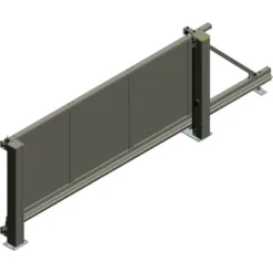 Alberts Schiebetor Mosaik Glattblech 300 Cm X 120 Cm Rechts Anthrazit