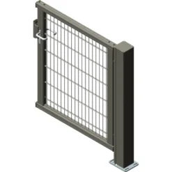 Alberts Anschlusstor Mosaik DSM 120 Cm X 160 Cm Links Anthrazit