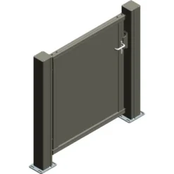 Alberts Einzeltor Mosaik Glattblech 120 Cm X 100 Cm Rechts Anthrazit